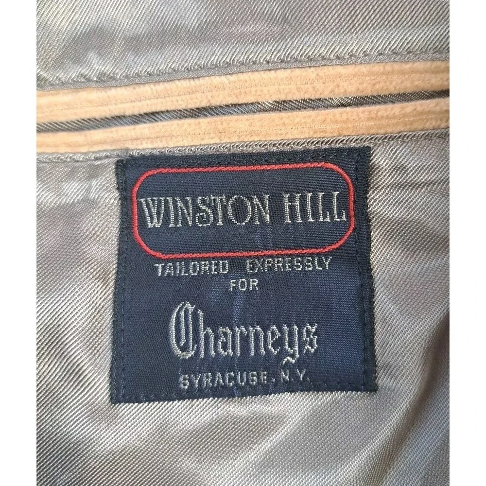 Corduroy Blazer Men's‎ 44L Tan Brown Two Button Elbow Patches Single Vent Preppy
